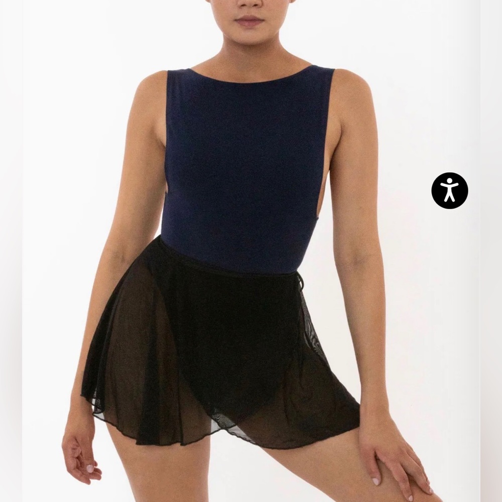 Micro mesh ballerina wrap